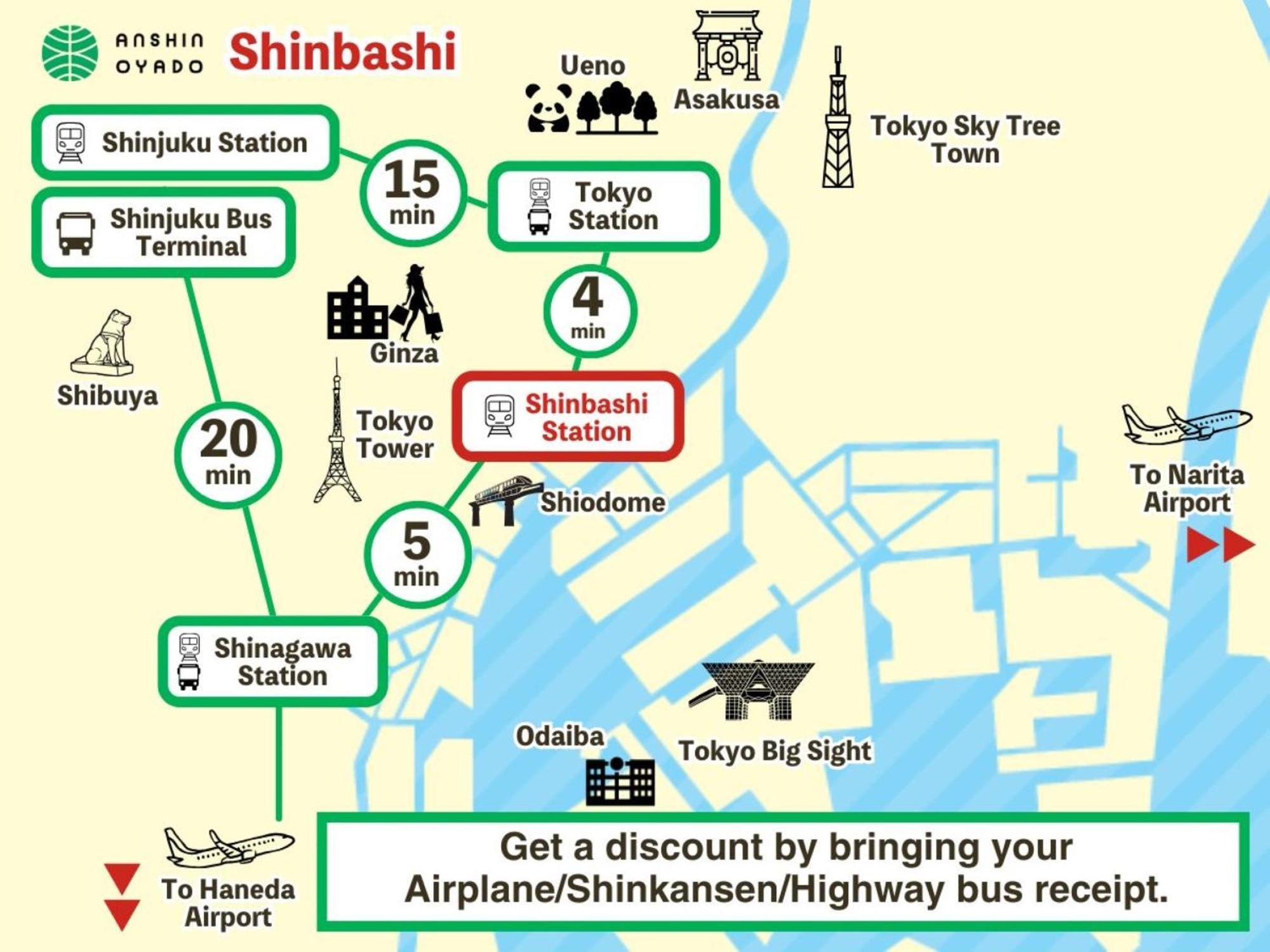 Anshin Oyado Ginza Shinbashi Station-For Men Hotel Tokyo Ngoại thất bức ảnh